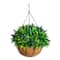 18in. UV Resistant Artificial Lavender Hanging Basket (Indoor/Outdoor)